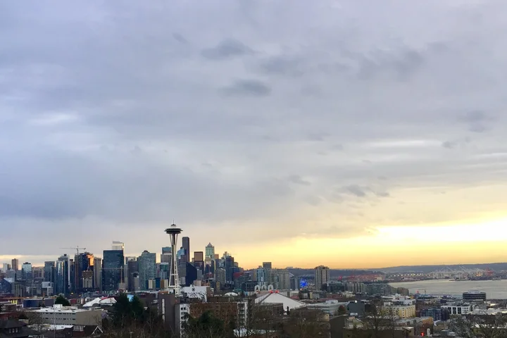 the skyline of Seattle, Washington