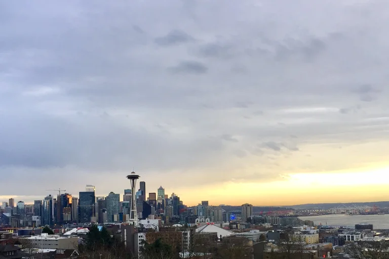the skyline of Seattle, Washington