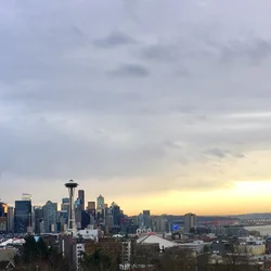 the skyline of Seattle, Washington